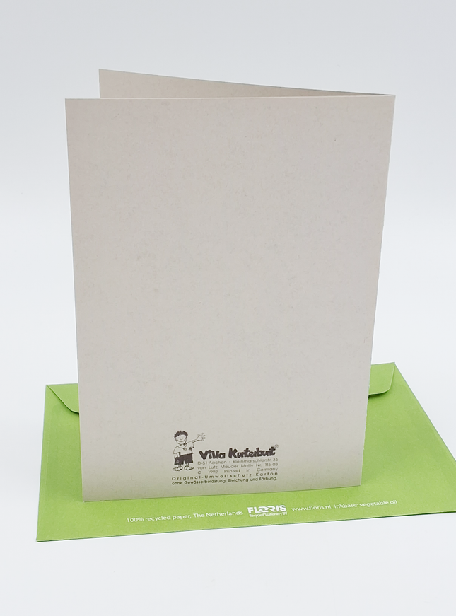 Wenskaart baby zetel