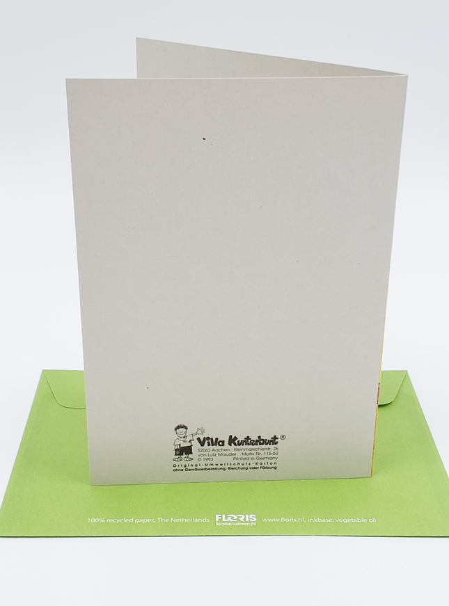 Wenskaart baby meisje