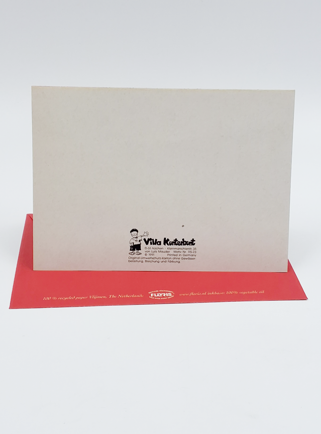 Wenskaart draak trouw