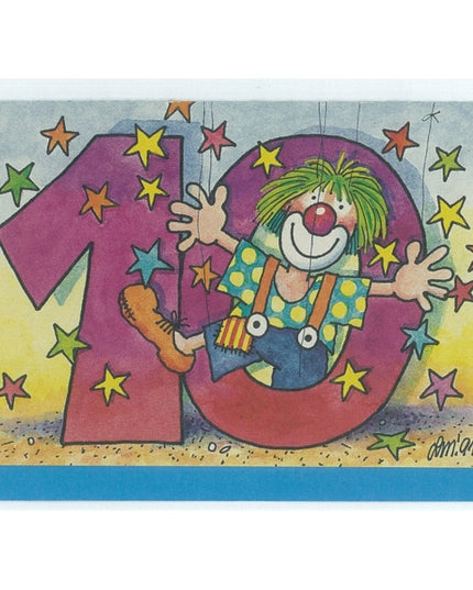 Wenskaart "10"