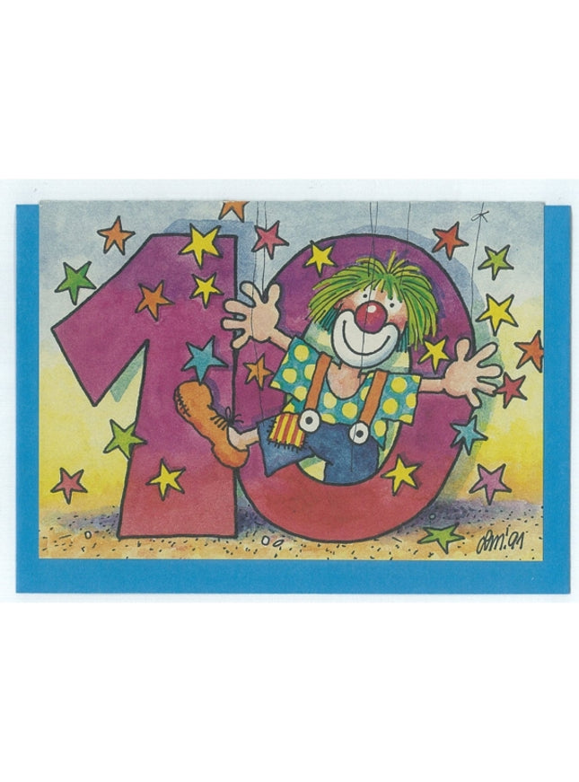 Wenskaart "10"