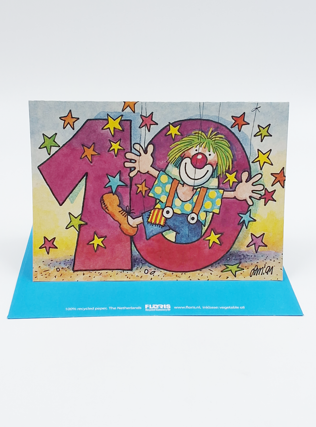 Wenskaart "10"