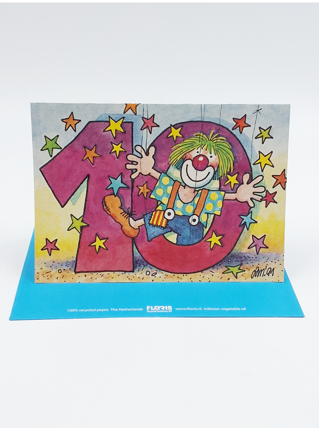 Wenskaart "10"