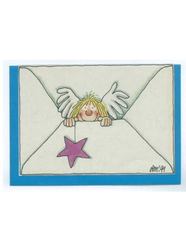 Greeting card cover angel