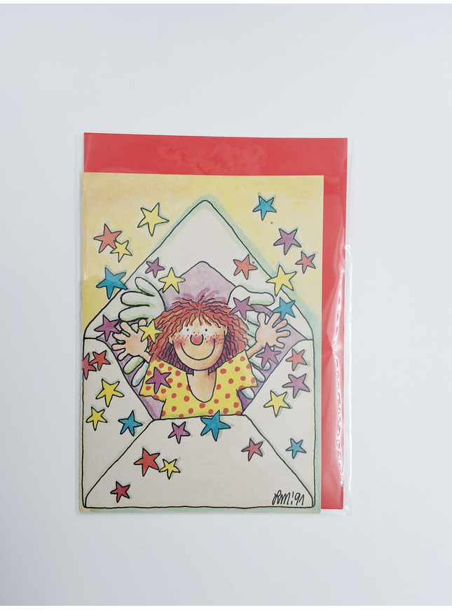 Greeting card cover star