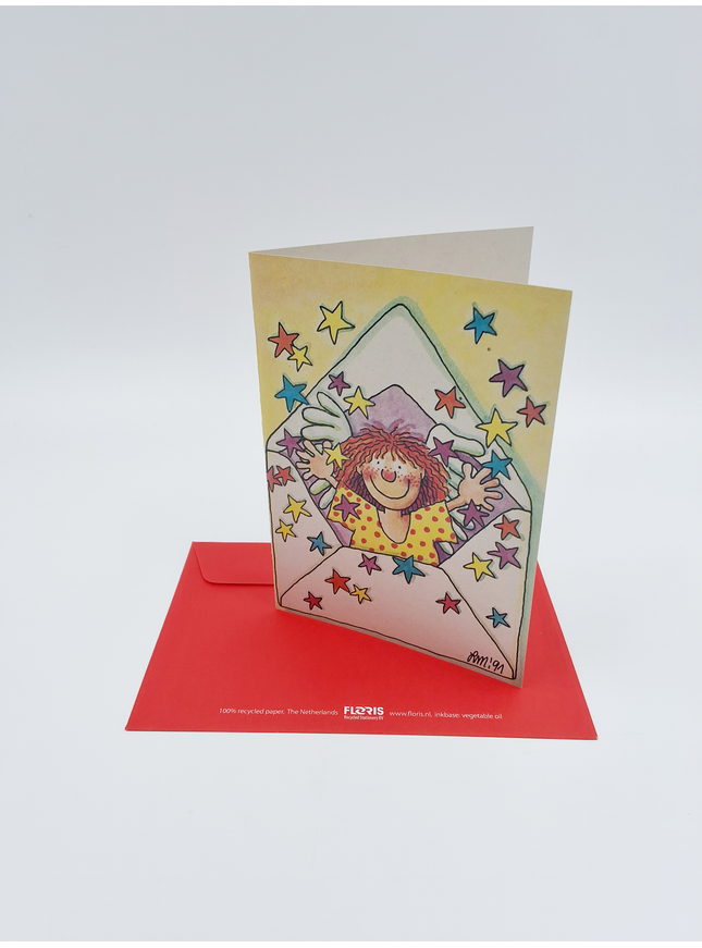 Greeting card cover star