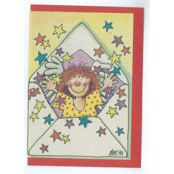 Wenskaart omslag ster