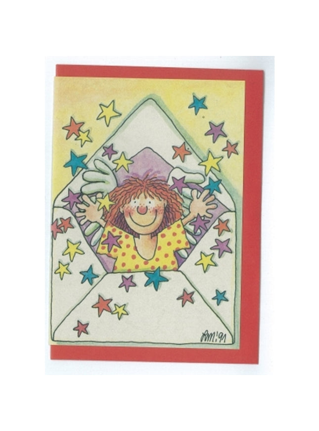 Greeting card cover star