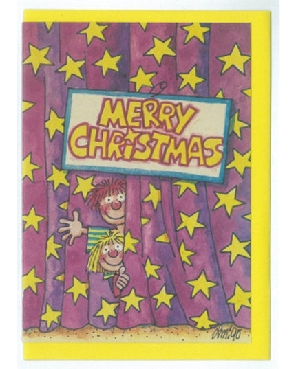 Wenskaart merry christmas