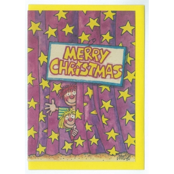 Wenskaart merry christmas