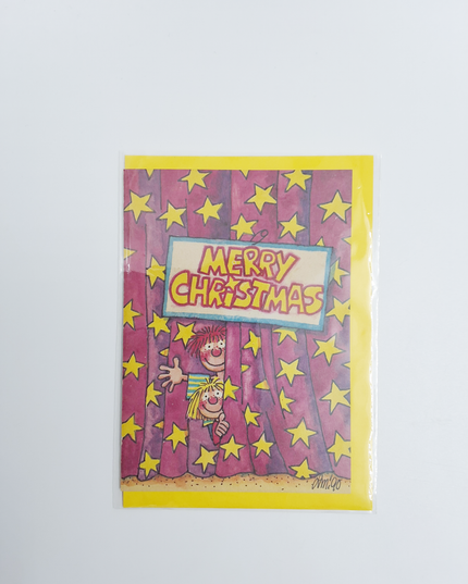 Wenskaart merry christmas