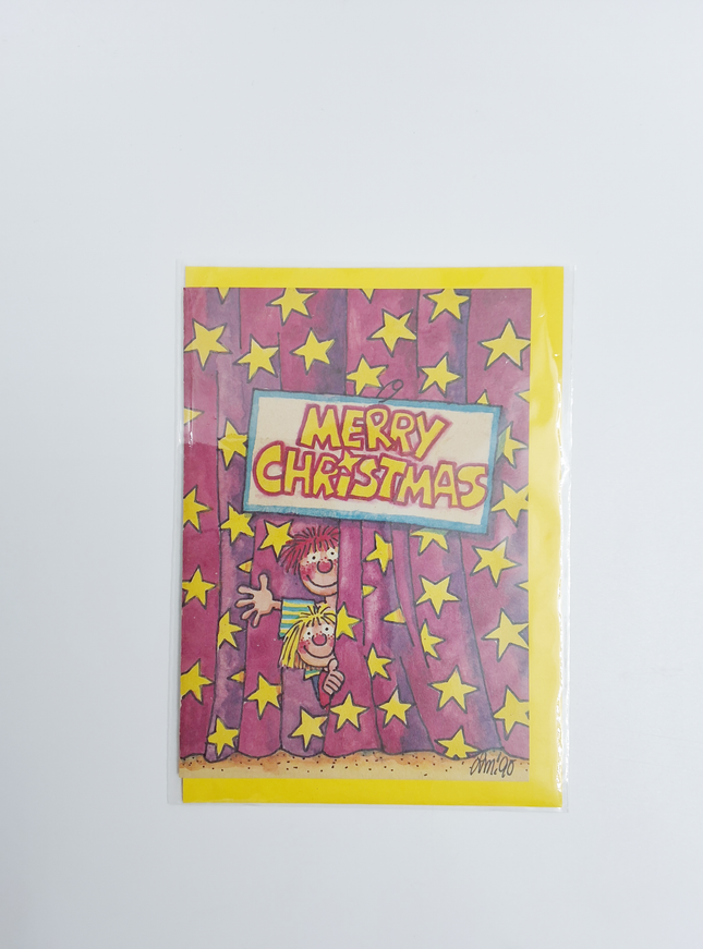 Wenskaart merry christmas