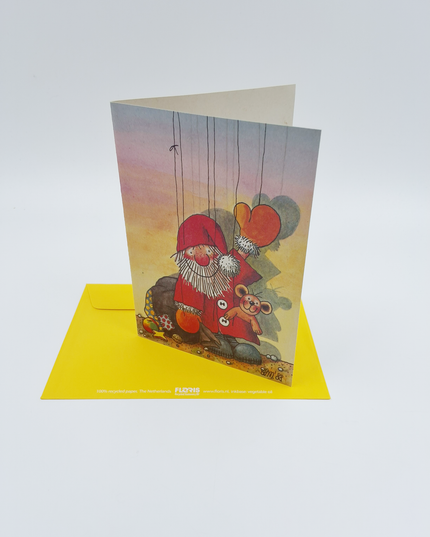 Wenskaart kerstman