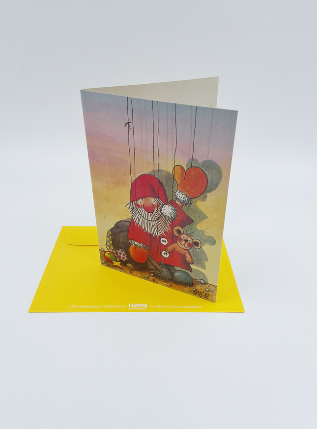 Wenskaart kerstman