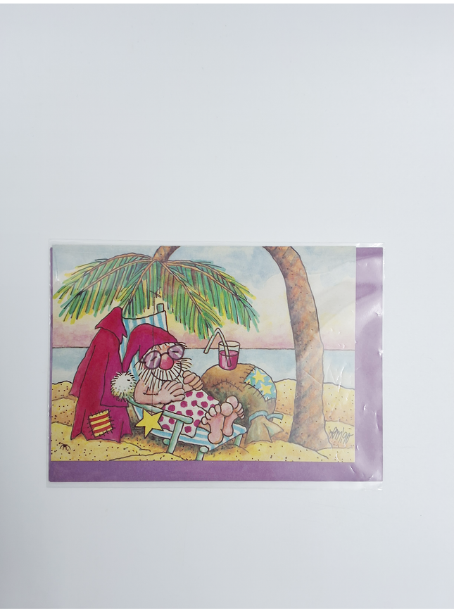 Palm tree greeting card