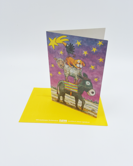 Wenskaart bremerstadsmuzikanten