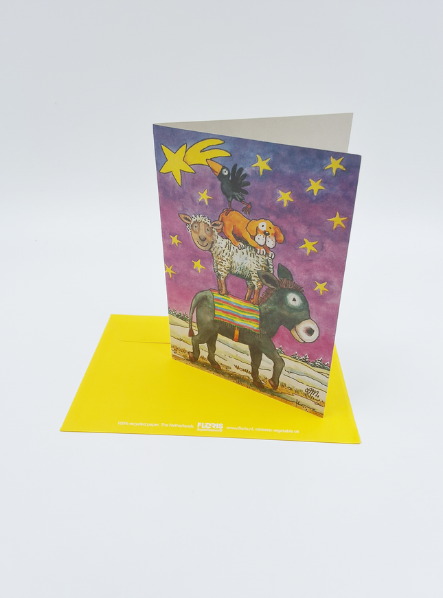 Wenskaart bremerstadsmuzikanten