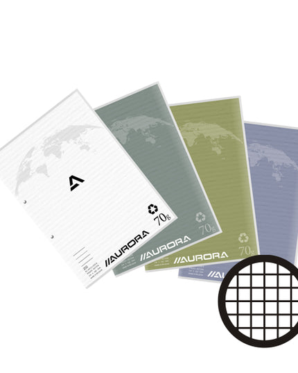 Bloc-notes A4 - quadrillé 5x5 mm