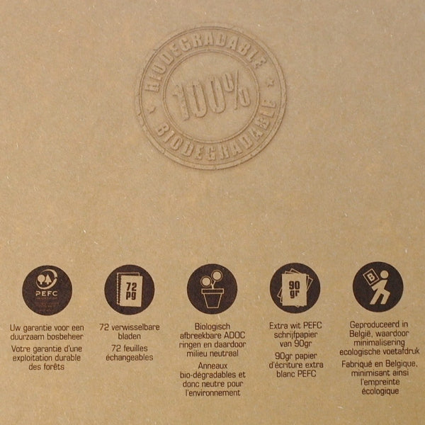 Cahier ADOC BIO A4 - vérifié 4x8 mm