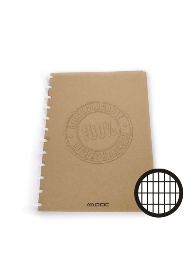 ADOC schrift BIO A4 - geruit 4x8 mm