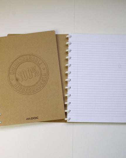 Cahier ADOC BIO A4 - vérifié 4x8 mm