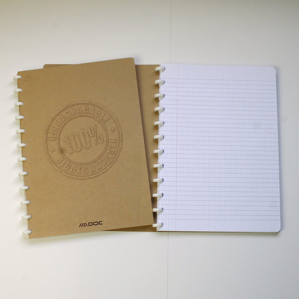 Cahier ADOC BIO A4 - vérifié 4x8 mm