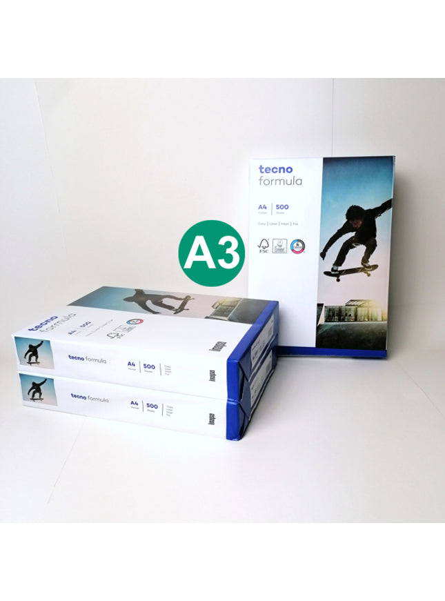 Inapa Tecno copier paper A3, 75g - wit (pak van 500 vel)
