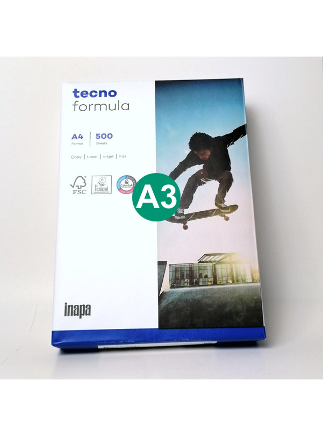 Inapa Tecno copier paper A3, 75g - wit (pak van 500 vel)