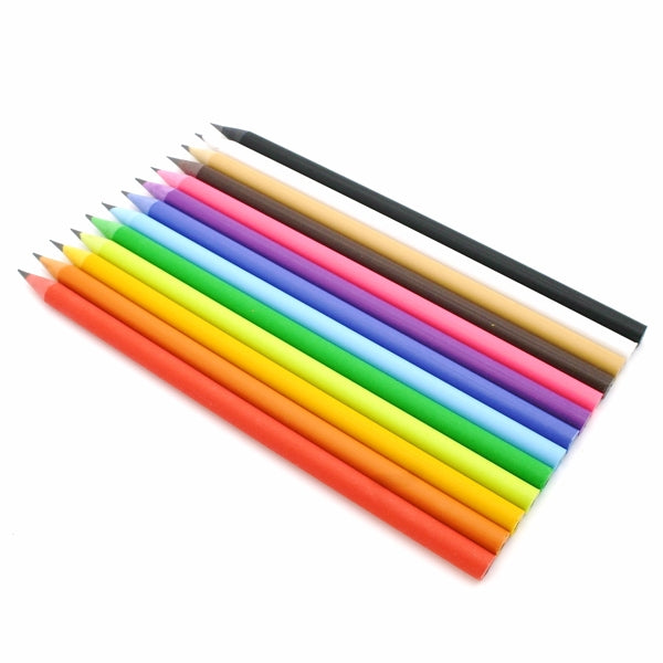 Pencil made from recycled CD boxes - pink