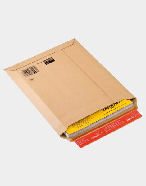 zakomslag microgolfkarton 229x310 mm (A4) - zelfklevende strip, zonder venster