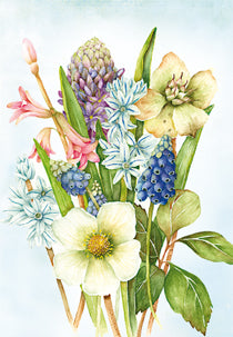 Wenskaart boeket Muriël 1