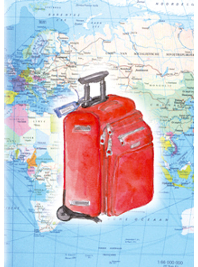 Travel greeting card