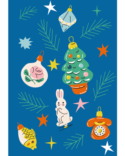 Wenskaart retro afbeeldingen