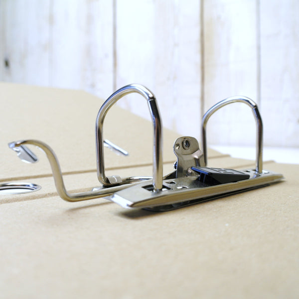 Classeur A4, dos 5 cm - marron clair