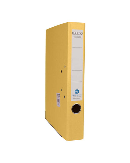Classeur A4, dos de 5 cm - jaune 