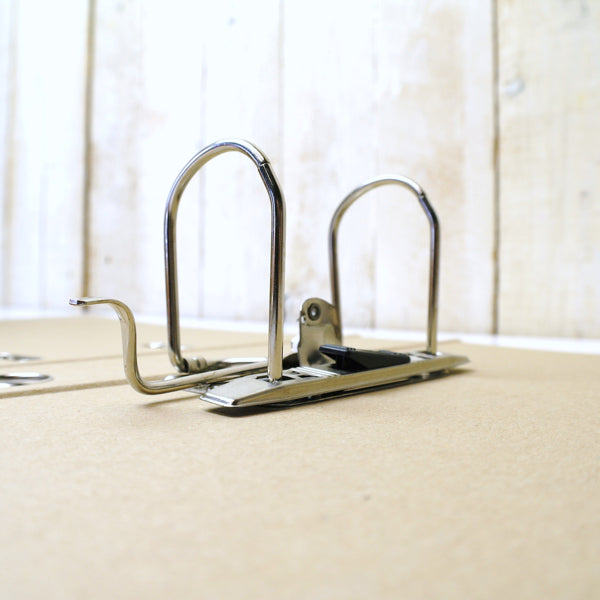 Classeur A4, dos 8 cm - marron clair