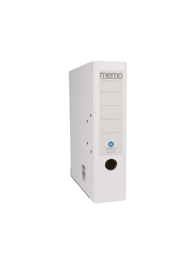 Klasseur A4 rug 8 cm - wit