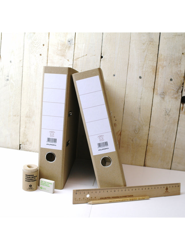 Klasseur A4 rug 8 cm - lichtbruin