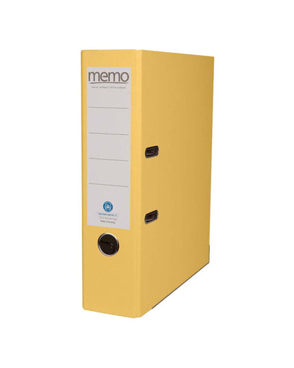 Klasseur A4 rug 8 cm - geel