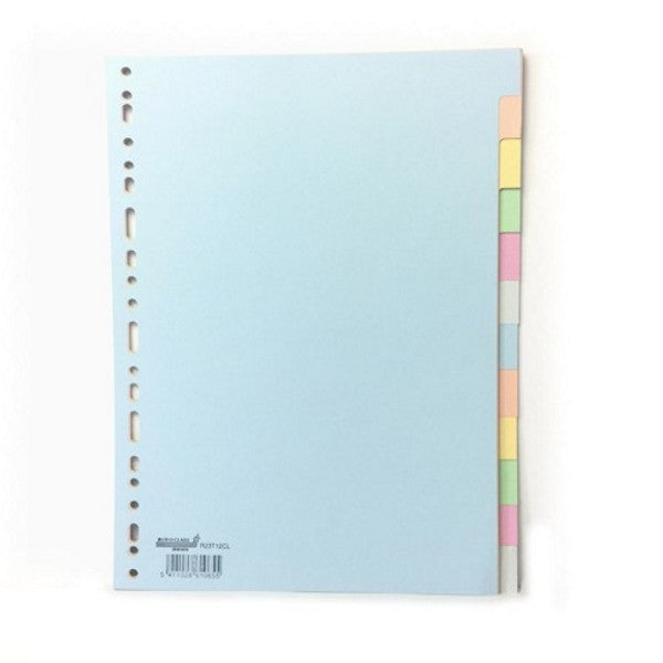 Feuilles cartonnées colorées A4, 165 g, pastel - 12 pièces