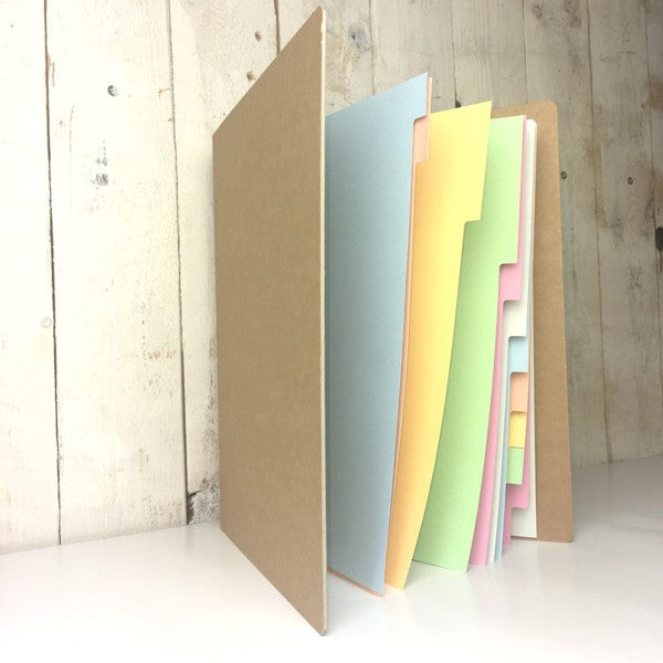 Feuilles cartonnées colorées A4, 165 g, pastel - 12 pièces