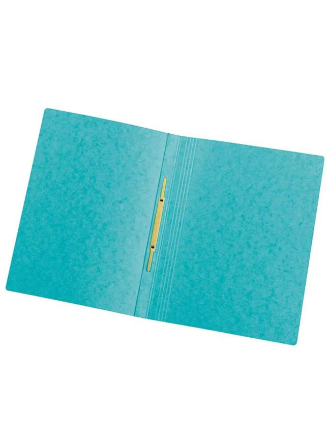 Snelhechtmap glanskarton 355g - A4 - licht blauw