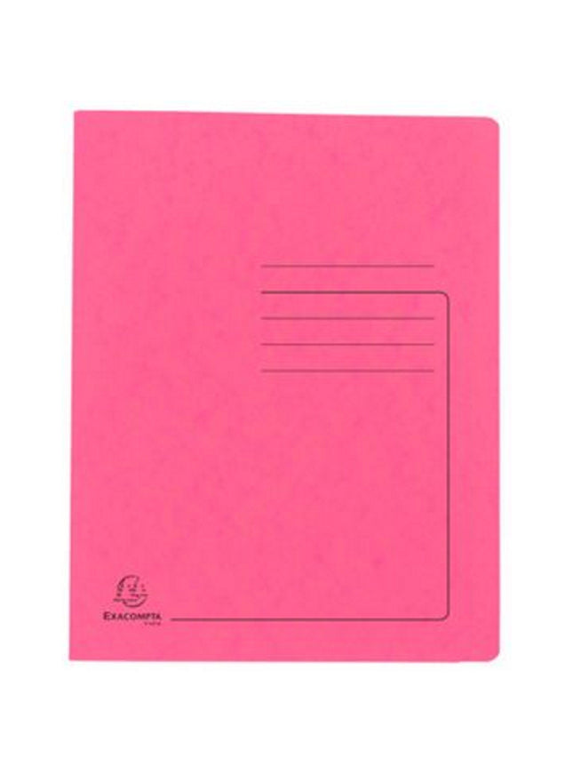 Snelhechtmap glanskarton 355g - A4 - rose