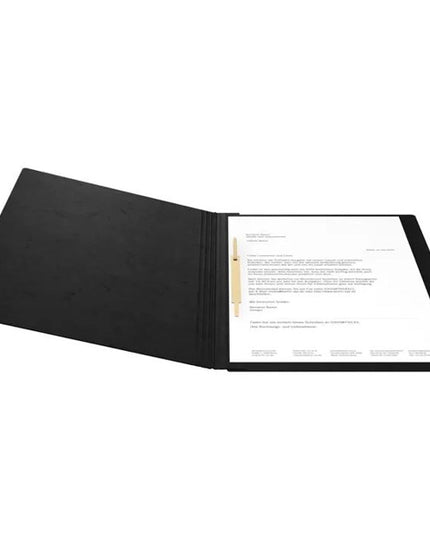 Snelhechtmap glanskarton 355g - A4 - zwart