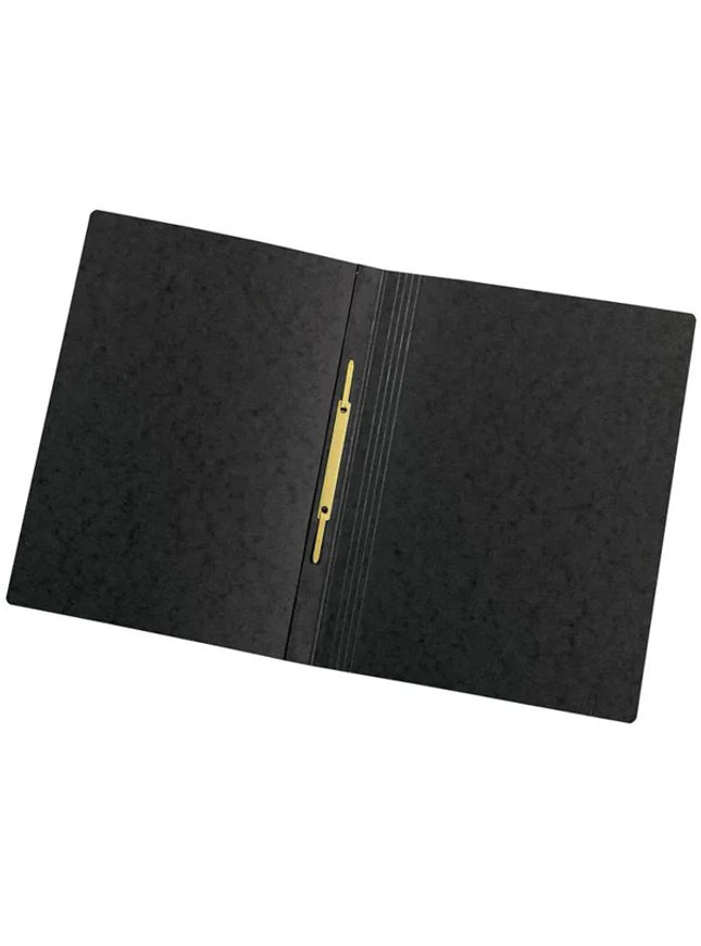 Snelhechtmap glanskarton 355g - A4 - zwart