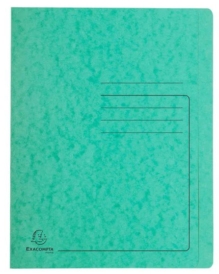 Snelhechtmap glanskarton 355g - A4 - donkergroen