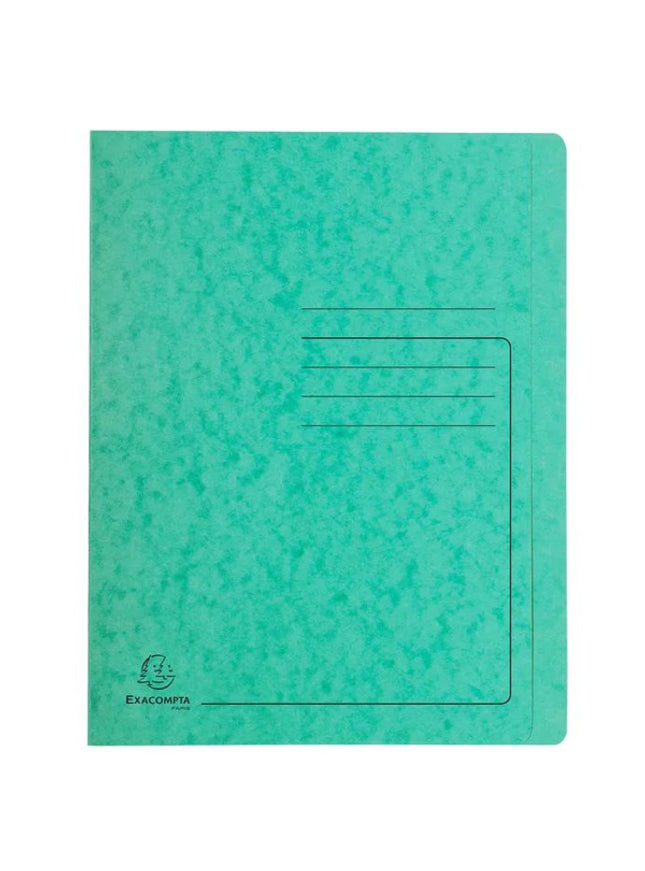 Snelhechtmap glanskarton 355g - A4 - donkergroen