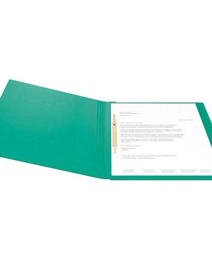 Snelhechtmap glanskarton 355g - A4 - donkergroen