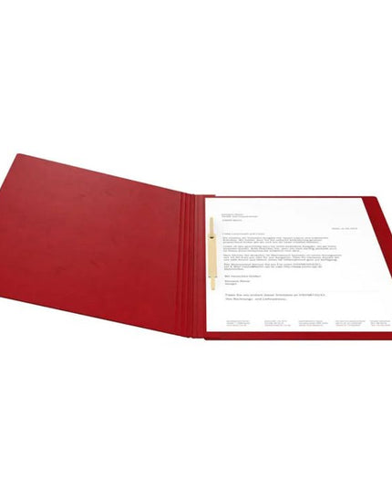 Snelhechtmap glanskarton 355g - A4 - rood