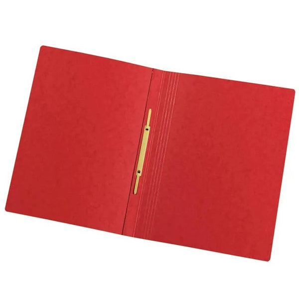 Chemise à fermeture rapide en carton glacé 355 g - A4 - rouge